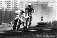 Motokros v Českém Krumlově v roce 1991