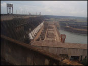 Rally Argentina 2008 - vodní elektrárna Itaipu