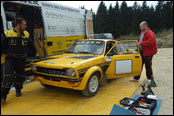 Test Hájek Historic Czech National Rally Teamu v Ločenicích