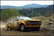 Test Hájek Historic Czech National Rally Teamu v Ločenicích