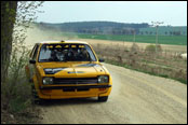 Test Hájek Historic Czech National Rally Teamu v Ločenicích