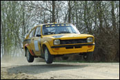 Test Hájek Historic Czech National Rally Teamu v Ločenicích