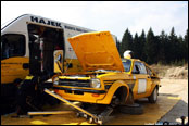 Test Hájek Historic Czech National Rally Teamu v Ločenicích