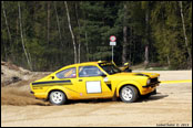 Test Hájek Historic Czech National Rally Teamu v Ločenicích