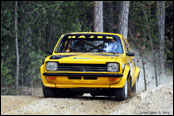 Test Hájek Historic Czech National Rally Teamu v Ločenicích