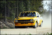 Test Hájek Historic Czech National Rally Teamu v Ločenicích