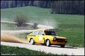 Test Hájek Historic Czech National Rally Teamu v Ločenicích