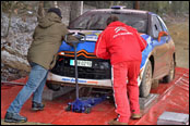 Test Martina Kočiho před Švédskou Rally 2014