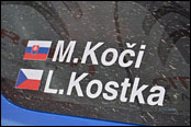 Test Martina Kočiho před Švédskou Rally 2014