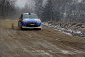 Test Martina Kočiho před Švédskou Rally 2014