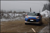 Test Martina Kočiho před Švédskou Rally 2014