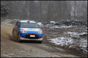 Test Martina Kočiho před Švédskou Rally 2014