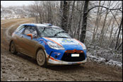 Test Martina Kočiho před Švédskou Rally 2014